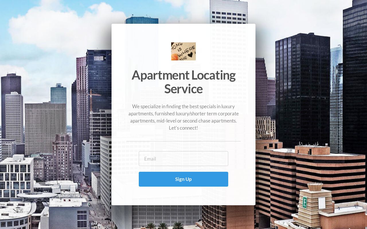 Carrd profile picture for @apartments